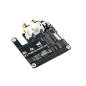 PCIe To M.2 HAT With I2S Audio Extension For Raspberry Pi,  NVMe, 3.5mm Headphone Jack And RCA Connector, Driver-free (WS-34170)