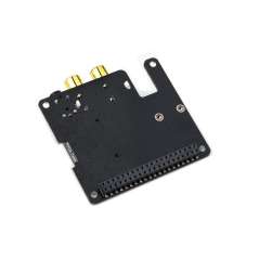 PCIe To M.2 HAT With I2S Audio Extension For Raspberry Pi,  NVMe, 3.5mm Headphone Jack And RCA Connector, Driver-free (WS-34170)