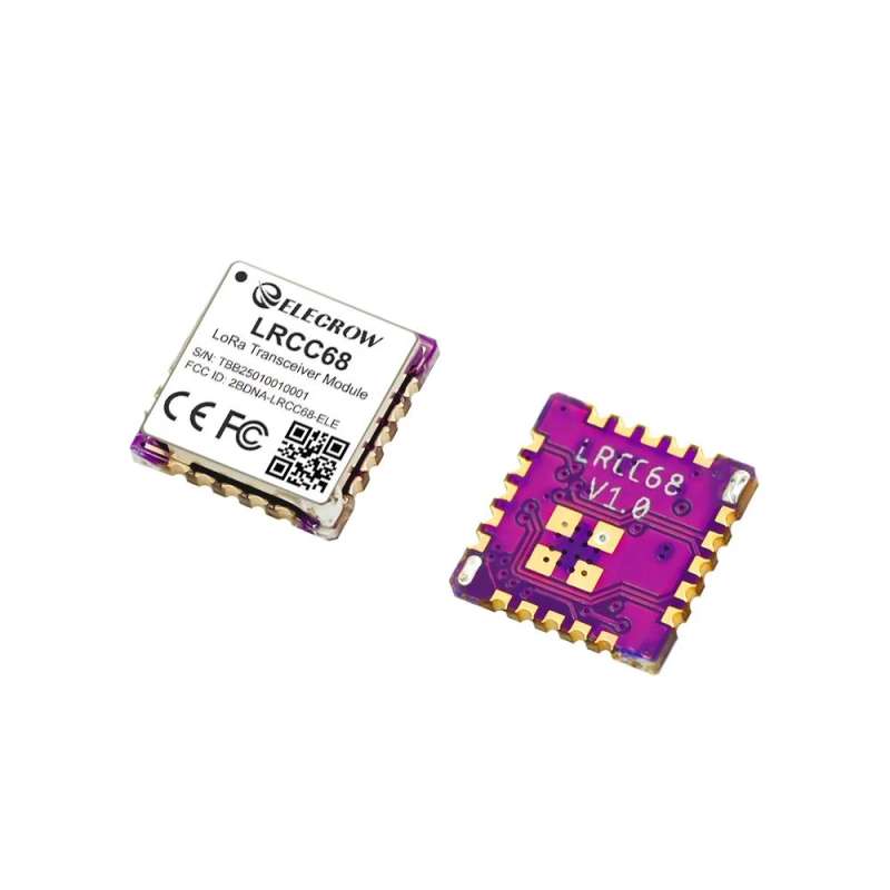 LRCC68 Long-Range LoRa Wireless Transceiver Module, Ultra-Low Power, IoT/Industrial (CIL13368L)