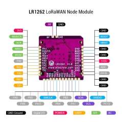 LR1262 LoRaWAN Node Module, support full frequency band (CRT01268N)