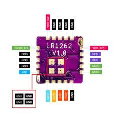 LR1262 Long-Range LoRa Wireless Transceiver Module, Ultra-Low Power,  IoT/Industrial (CIL13262L)