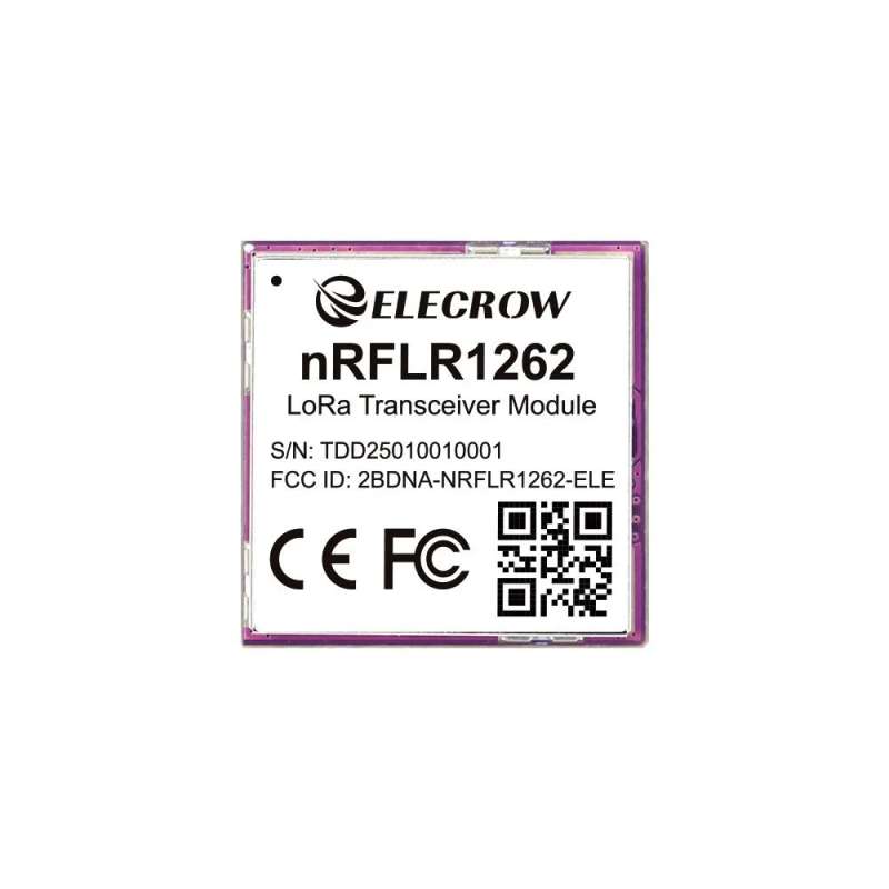 Elecrow nRFLR1262 Wireless Transceiver Module-Integrates Nordic nRF52840 and Semtech SX1262 (CIL13462X) Elecrow nRFLR1262 Wireless Transceiver Module-Integrates Nordic nRF52840 and Semtech SX1262 (CIL13462X)