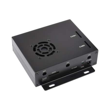 Dual Gigabit Ethernet Mini-Computer Based on Raspberry Pi Compute Module 4 (NOT Included) Case, Cooling Fan (WS-20225)