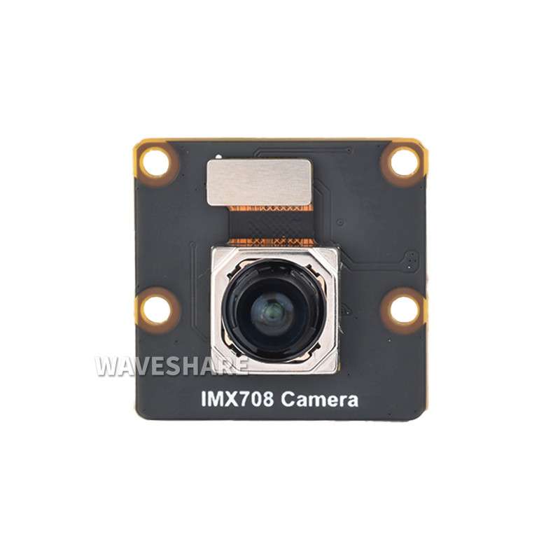 IMX708 12MP High Resolution Autofocus Camera, 120° FOV, Compatible With Raspberry Pi Series Boards (WS-34276)