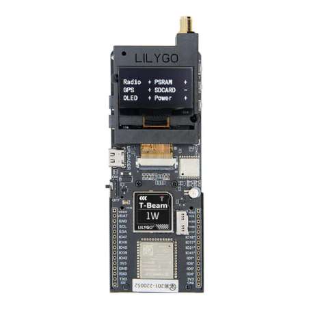 T-Beam 1W (H768) ESP32, LORA SX1262, 1.3 OLED,  GPS, SD Card , WIFI, BT5