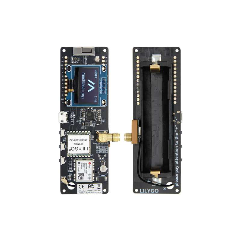3 Stuks LoRa ESP32 Mesh Tastic Module – Met OLED-display, Antenne & USB-C, 868–928 MHz, Voor Arduino En Meshtastic