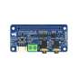 DA7212 I2S Audio Board Raspberry Pi, Stereo Encoding/Decoding, Dual Microphones (WS-34213)