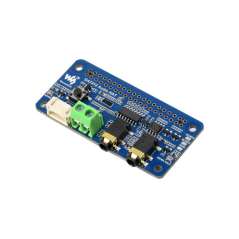 DA7212 I2S Audio Board Raspberry Pi, Stereo Encoding/Decoding, Dual Microphones (WS-34213)