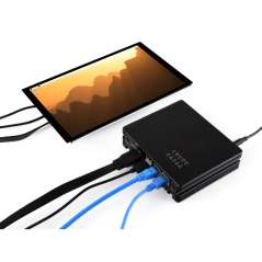 Gigabit/2.5G Dual Ethernet Raspberry Pi CM5, RS485 Industrial  4G/5G Module And 4K Display Output (WS-34403)