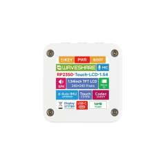 RP2350 1.54inch LCD Display Dev.Board, 240×240 65K Color, IPS Display (WS-34333) Touch