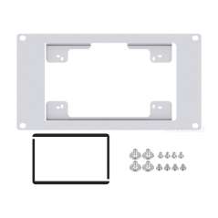 HomeRack 7inch DSI Display Mounting Panel, 3U Mounting, Compatible With Raspberry Pi 7inch Touch Displays (WS-34390)