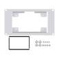 HomeRack 7inch DSI Display Mounting Panel, 3U Mounting, Compatible With Raspberry Pi 7inch Touch Displays (WS-34390) HomeRack 7inch DSI Display Mounting Panel, 3U Mounting, Compatible With Raspberry Pi 7inch Touch Displays (WS-34390)