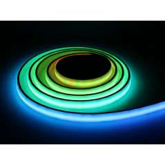 RGBWC Colorful COB LED Strip, WS2812B Control Chips, IP65 Protection, Programmable LED Strip, 1m Strip (WS-34158)