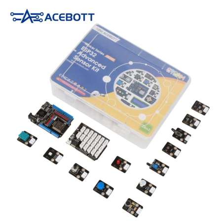 ACEBOTT ESP32 Advanced Electronic Sensor Project Learning Kit (26-in)