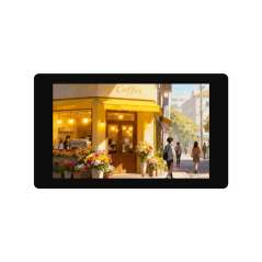 4.3inch DSI Capacitive Touch Display, 480×800 IPS Display Panel, 5-Point Touch, Optical Bonding Glass Panel (WS-34353)