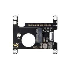 PCIe To M.2 E KEY HAT (D) For Raspberry Pi 5, for Various NGFF (M.2 E KEY) Wireless NIC, USB/BT Connection (WS-33828)