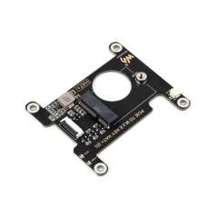 PCIe To M.2 E KEY HAT (D) For Raspberry Pi 5, for Various NGFF (M.2 E KEY) Wireless NIC, USB/BT Connection (WS-33828)