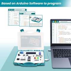 All-in-one Starter Kit for Arduino NANO R4 with 20 lessons and 16 modules (ER-SEA01004D)