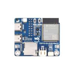 ESP32-S3 RGB Matrix Driver Board, Dual Microphones Array,  2.4GHz Wi-Fi+BT5 (BLE), Supports AI Voice (WS-34422)