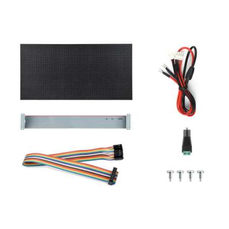 RGB Full-color LED Matrix Panel, 4mm Pitch, 80×40 Pixels, Adjustable Brightness (WS-34431)