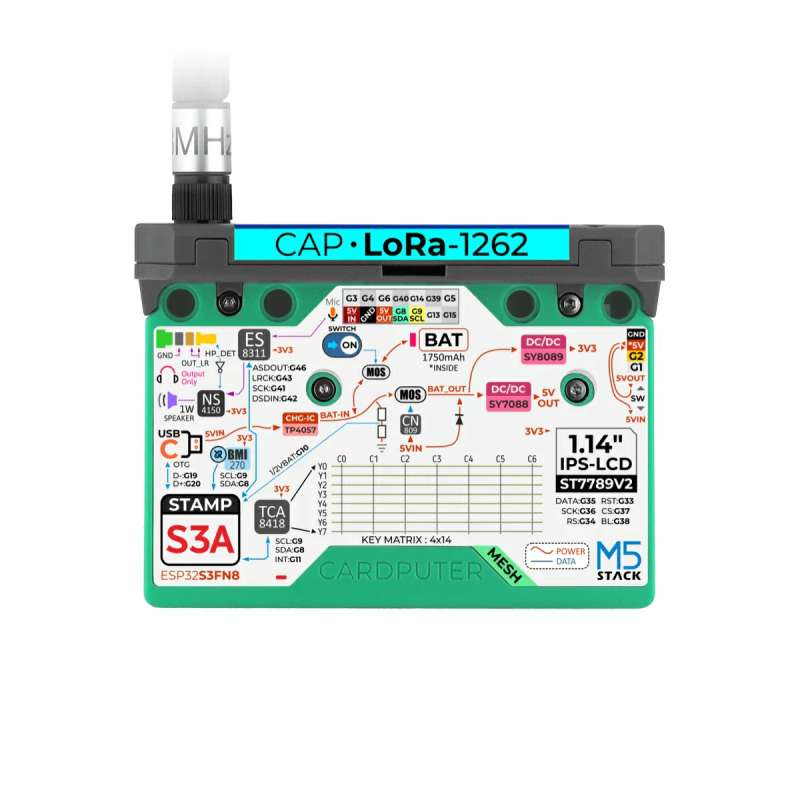 Cardputer Mesh Kit for Meshtastic ESP32-S3 (M5-K152)