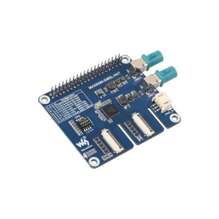 2-Ch GMSL Camera HAT, Equipped With MAX9296A Deserializer, High-Speed And Low-Latency Serial Transmission (WS-34504)