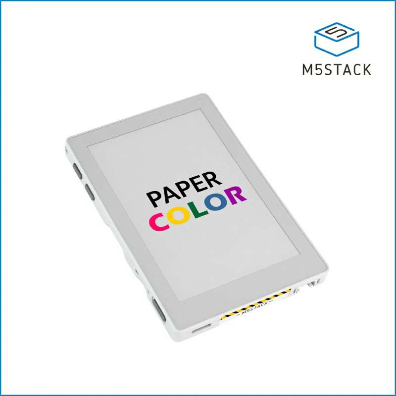M5Paper Color ESP32S3 Dev Kit 600x400, 4" SPECTRA 6 eInk Display (M5-C151)