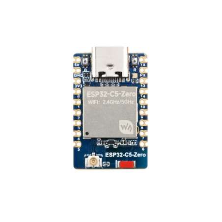 ESP32-C5 Mini Dev.Board, Equipped With 32-bit RISC-V , Integrated 2.4GHz/5GHz Dual-band Wi-Fi6/BT5 (WS-34599)