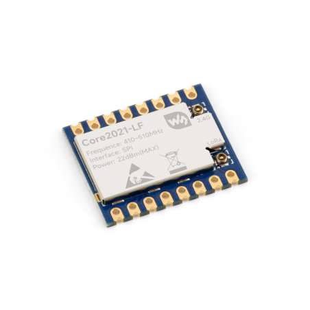 Core2021 LF Dual-Band LoRa Module, LR2021 Transceiver, 2.4GHz And 1.5~2.5GHz Frequency Bands, LoRaWAN (WS-34547)
