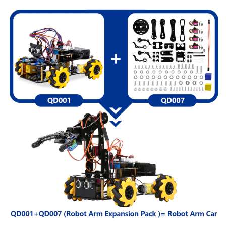 ACEBOTT ESP32 Robot Arm Kit Expansion Pack for QD001