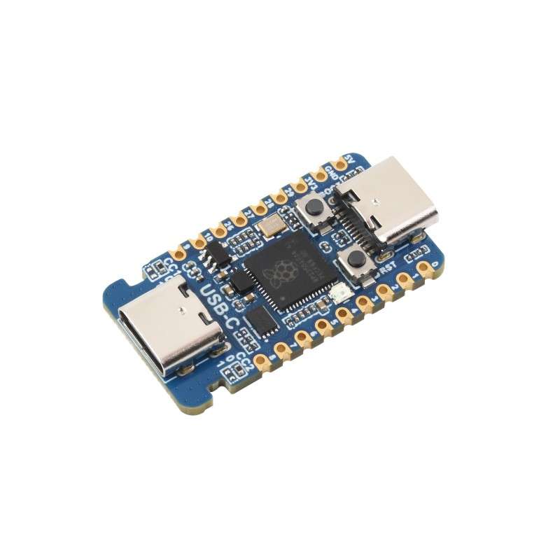 RP2350-USB-C Microcontroller Development Board Based On Raspberry Pi RP2350A, Dual-Core & Dual-Architecture (WS-34641) RP2350-USB-C Microcontroller Development Board Based On Raspberry Pi RP2350A, Dual-Core & Dual-Architecture (WS-34641)