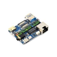 CM5-NANO-B Mini Expansion Board Raspberry Pi Compute Module 5, CM5, 4K HDMI, USB 3.2, Gigabit Ethernet Dual MIPI (WS-33760)