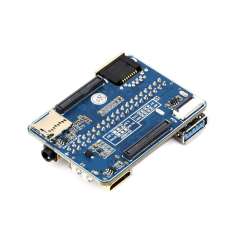 CM5-NANO-B Mini Expansion Board Raspberry Pi Compute Module 5, CM5, 4K HDMI, USB 3.2, Gigabit Ethernet Dual MIPI (WS-33760)