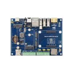 Industrial IoT Wireless Expansion Module For Raspberry Pi CM5, 4G/5G/LoRa Expansion, Gigabit Eth.RJ45, Dual MIPI 4K (WS-34618)
