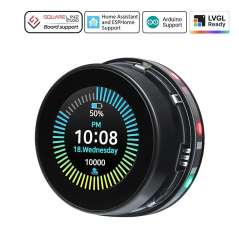 CrowPanel 1.46inch-HMI ESP32 Rotary Display 360x360 IPS Round Touch Knob Screen (ER-DHR55146D)