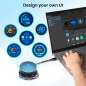 CrowPanel 1.46inch-HMI ESP32 Rotary Display 360x360 IPS Round Touch Knob Screen (ER-DHR55146D)