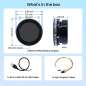 CrowPanel 1.46inch-HMI ESP32 Rotary Display 360x360 IPS Round Touch Knob Screen (ER-DHR55146D)