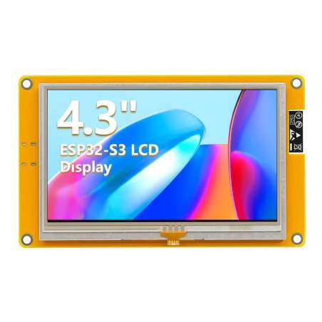 4.3inch ESP32-S3 Touch Display , 480x272 | Resisitive Touch, With WiFi and BLE (ER-DLE05943B)