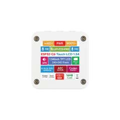 ESP32-C6 1.54inch LCD Display Dev.Board, 240×240 262K Color, Dual Microphones, 2.4GHz Wi-Fi 6 And BLE 5 (WS-34658)