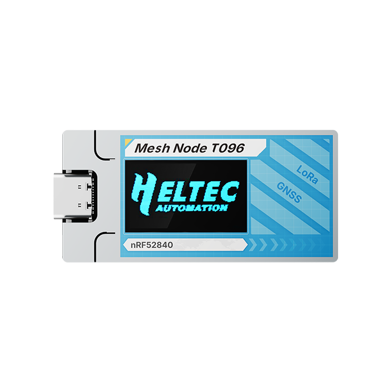 Heltec Mesh Node T096, nRF52840 +GPS+LoRa Node, Meshtastic, MeshCore and LoRaWAN Compatible , 863~870MHz Heltec Mesh Node T096, nRF52840 +GPS+LoRa Node, Meshtastic, MeshCore and LoRaWAN Compatible , 863~870MHz