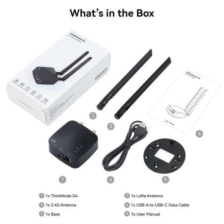 ThinkNode G4 Wi-Fi HaLow Gateway Support Wi-Fi/Wi-Fi HaLow/Ethernet Connections | Supports AP/STA/Mesh, etc (ER-LGW14904D)
