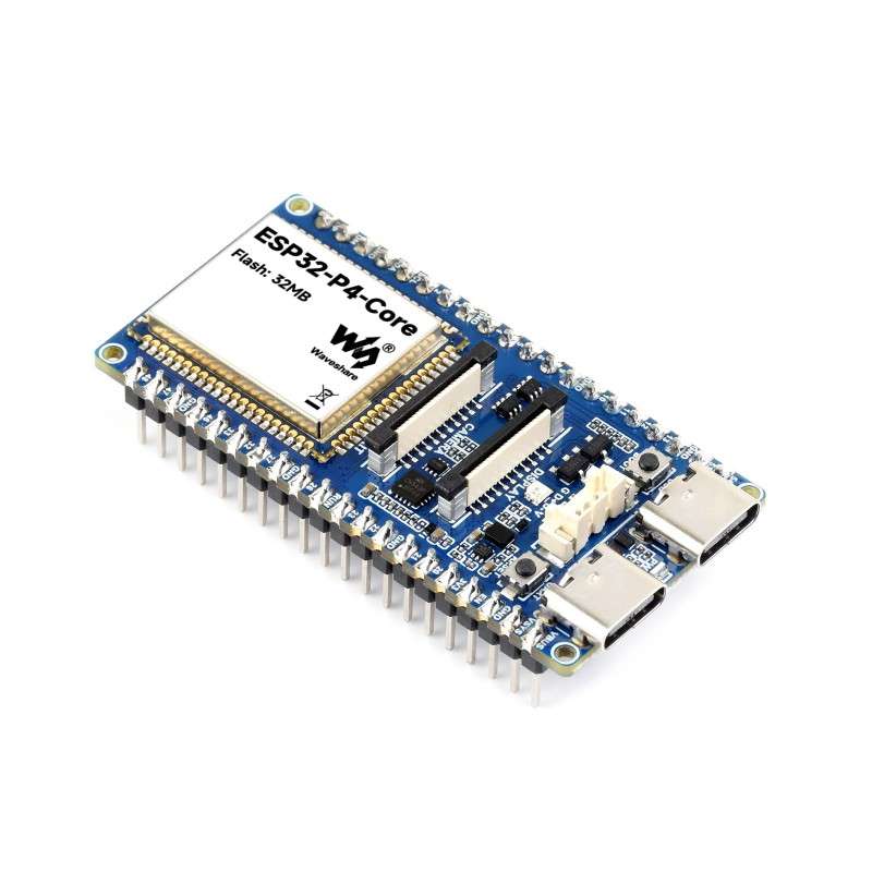 ESP32-P4-Core High-performance Dev.Board ESP32-P4, RISC-V 32-bit Dual/Single-core Processors, USB OTG 2.0 HS (WS-34680) ESP32-P4-Core High-performance Dev.Board ESP32-P4, RISC-V 32-bit Dual/Single-core Processors, USB OTG 2.0 HS (WS-34680)