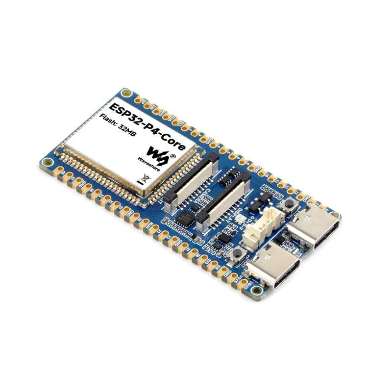ESP32-P4-Core High-performance Dev.Board ESP32-P4, RISC-V 32-bit Dual/Single-core Processors, USB OTG 2.0 HS (WS-34679) ESP32-P4-Core High-performance Dev.Board ESP32-P4, RISC-V 32-bit Dual/Single-core Processors, USB OTG 2.0 HS (WS-34679)
