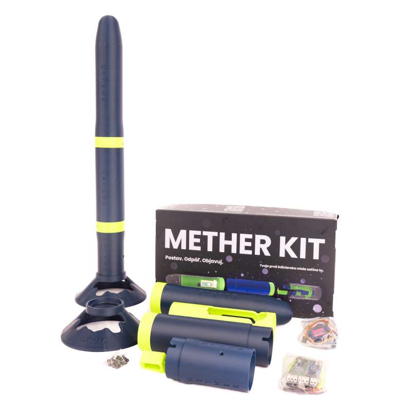 Mether Kit – Edukačná stavebnica rakety s aktívnou stabilizáciou Mether Kit – Edukačná stavebnica rakety s aktívnou stabilizáciou