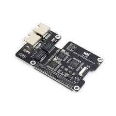 PCIe TO 2-CH 2.5G ETH Adapter For Raspberry Pi 5, Pi OS/Ubuntu/OpenWrt, Equipped With Dual RTL8125 (WS-34932)