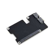 PCIe TO 2-CH 2.5G ETH Adapter For Raspberry Pi 5, Pi OS/Ubuntu/OpenWrt, Equipped With Dual RTL8125 (WS-34932)
