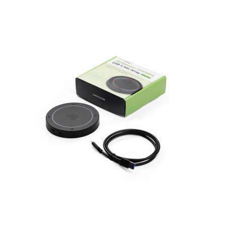 reSpeaker XMOS XVF3800 with Case – AI-powered 4-Mic Array for Clear Voice Even in Noise (SE-114993701)
