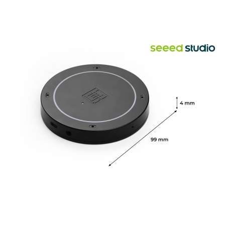 reSpeaker XMOS XVF3800 with Case – AI-powered 4-Mic Array for Clear Voice Even in Noise (SE-114993701)