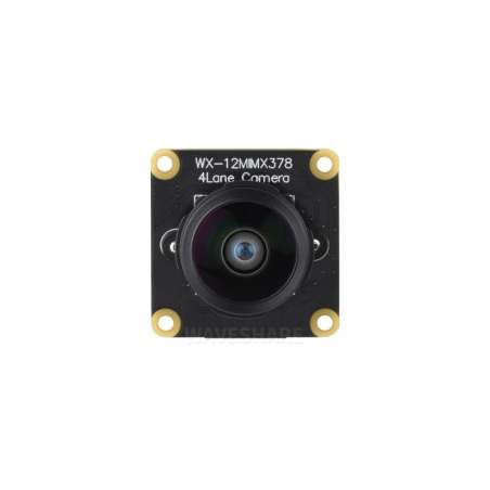 IMX378-190 12.3MP Fisheye Lens Camera Type B, 190° FOV, Rolling Shutter, Raspberry Pi  (WS-34709)