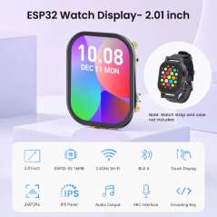 CrowPanel 2.01inch-HMI ESP32 Watch Display 240x296 IPS Touch Screen Microphone Voice Control (ER-DHB56201D)
